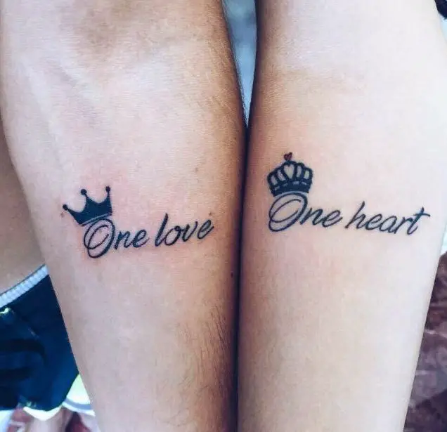One Love One Heart Tattoo Art