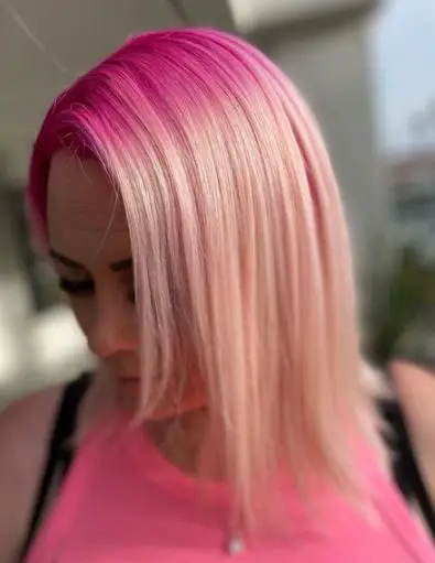 Rose Quartz Pink Hair
