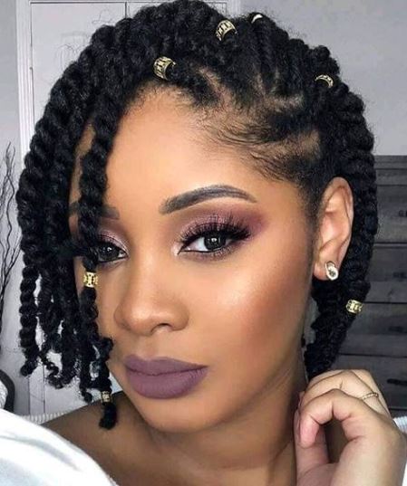 Simple Flat Twist Hairstyle