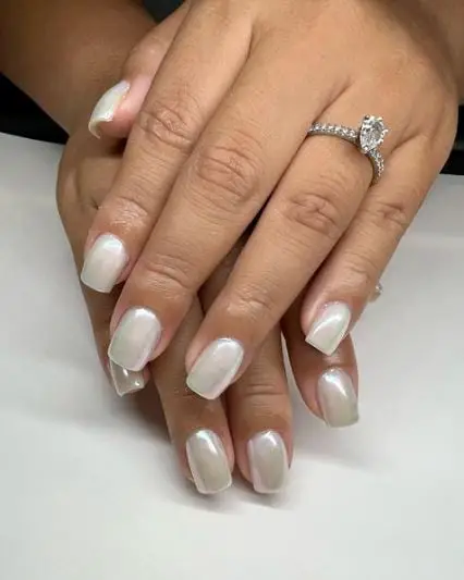 Simple Square Acrylic Nails