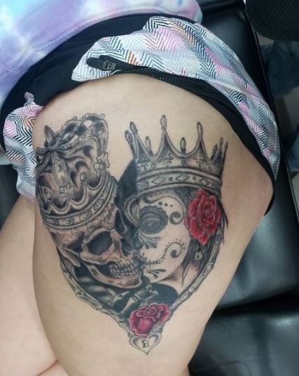 Skeleton Love Tattoo