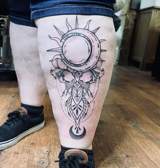 Sun, Moon, with Lily Shin Tattoo