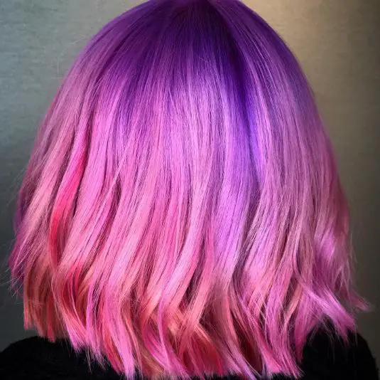 Tutti Frutti Pink Ombre Hair