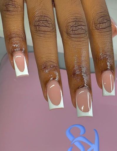 White French Tip Manicure