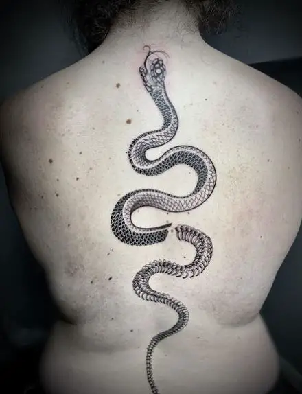 130 Spine Tattoos That Will Send A Shiver Down Your Spine!