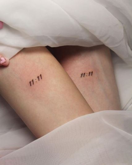 11-11 Matching Tattoo