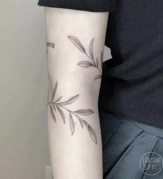 Olive Branch Bracelet Tattoo