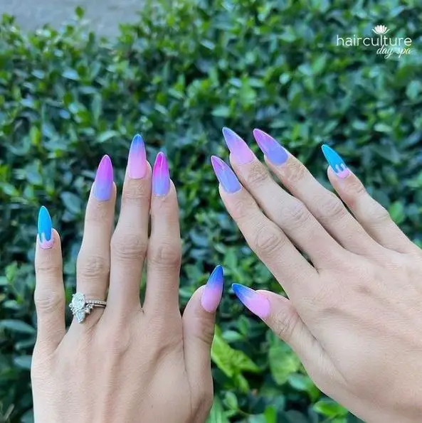 Ice Cream Ombre Nails