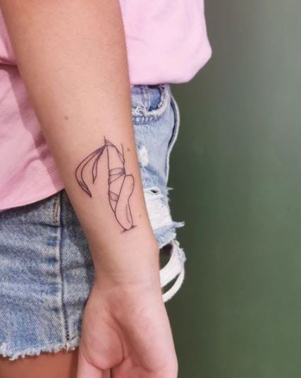 Ballerina Minimalist Tattoo