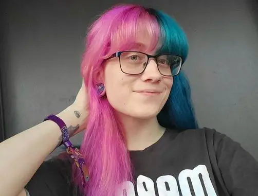 Barbie Pink and Electric Blue Hair