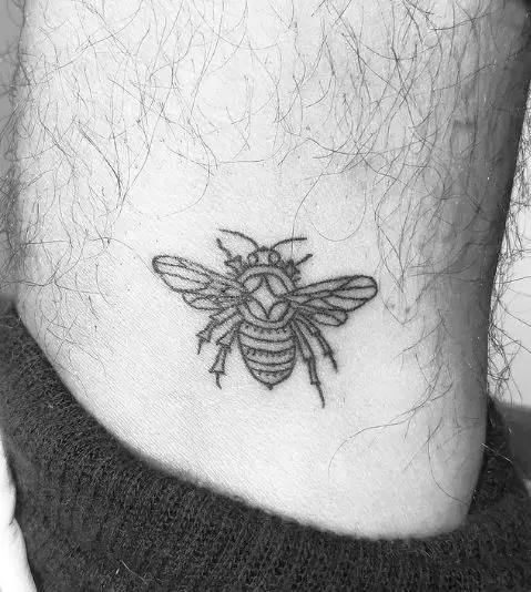 Black Insect Tattoo