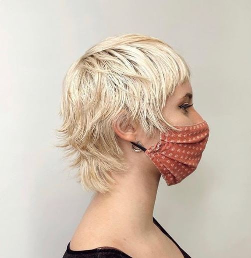 Blonde Short Sassy Cut