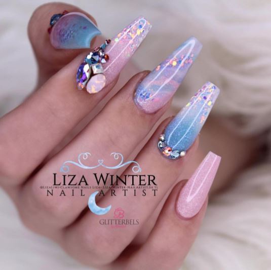 35+ Colorful Cotton Candy Nail Designs To Rock This Season