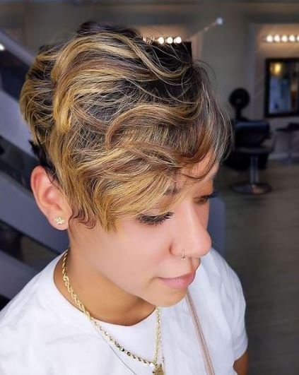 Chopped Mob Tresses With Blonde Tips