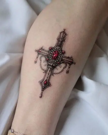 Cross Jewelry Tattoo
