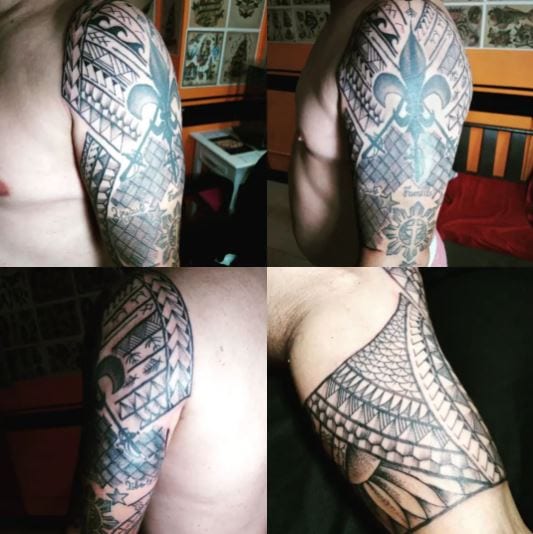 Custom Filipino Tribal Tattoo