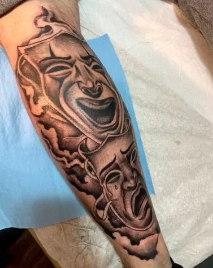Detailed Laugh and Cry Calf Piece