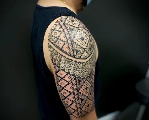 Filipino Half Sleeve Tattoo