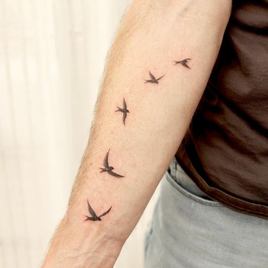 Flying Birds Tattoo