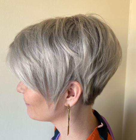 Grey Short Sassy Cut