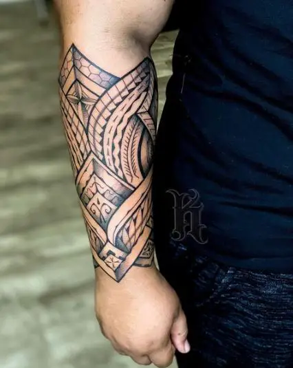 Hawaiian Filipino Mixed Tribal Tattoo