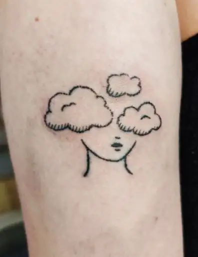 Head In The Cloud Tattoo