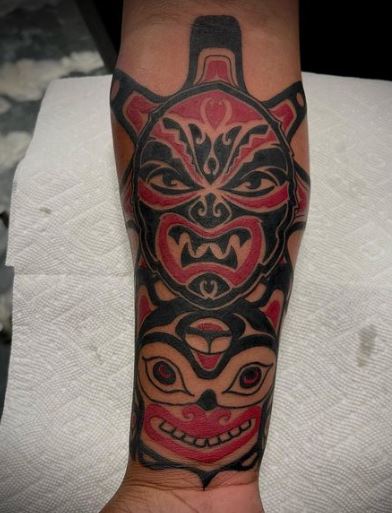 Indian Pacific Northwest Tattoo
