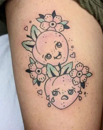 Laugh Now Cry Later Peachy Babies Thigh Piece