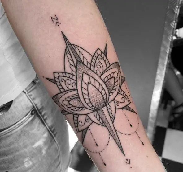 Lotus Mandala Tattoo