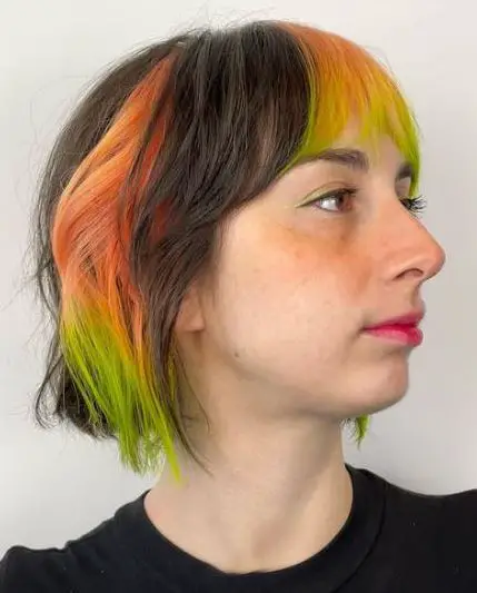Mango Color Vibe Sassy Haircut