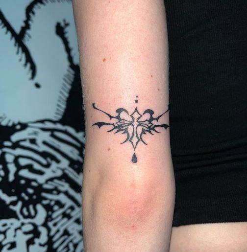 Neo Tribal Cross Tattoo