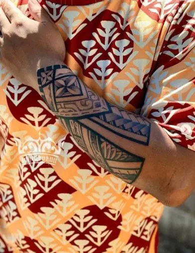Polynesian Arm Band Tattoo