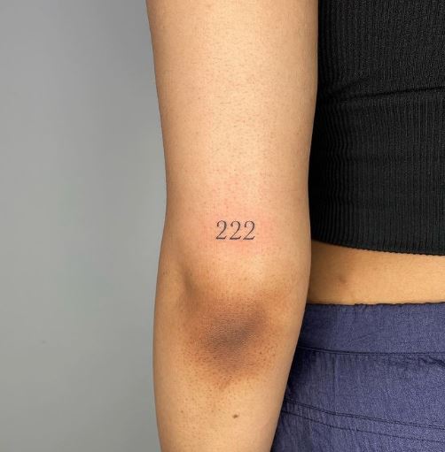  The Meaning of the 222 Tattoo   Diamond Ink Tattoo  Facebook