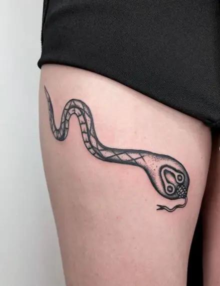 Custom Cobra Tattoo
