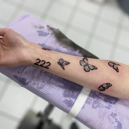 57 Spiritual Angel Number Tattoos with Meaning  Our Mindful Life