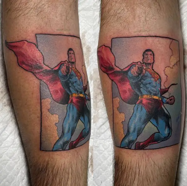 Superman in Action Half Sleeve Comic Book