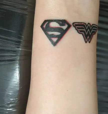 Superman and Wonder Woman Logo