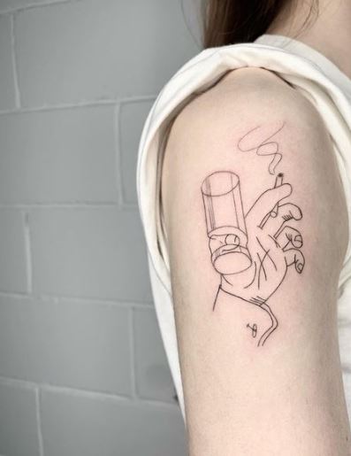 The Smoke Glass Tattoo