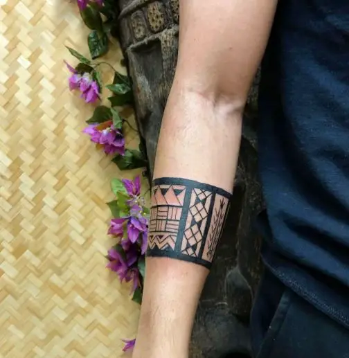 Tribal Arm Band Tattoo