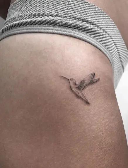 Very Small Hummingbird Tattoo