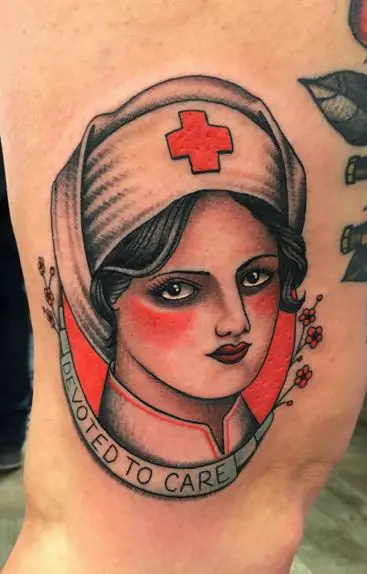 Nurse Tattoo Devoted to Care