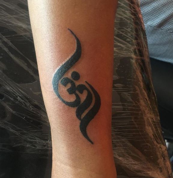 Om Forearm Tattoo