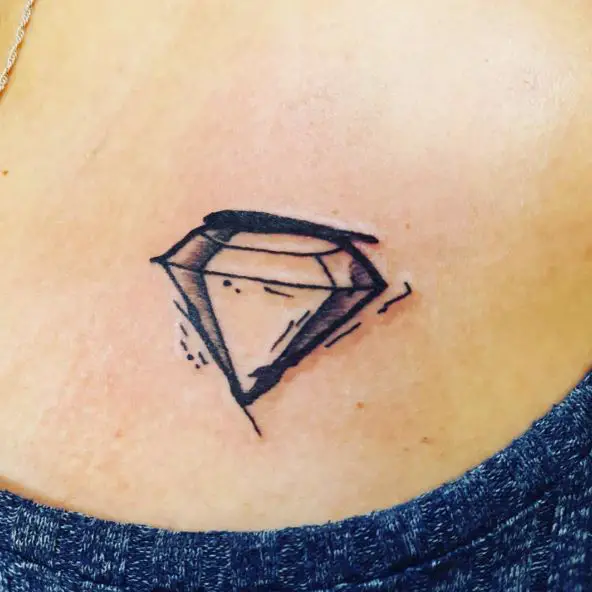 3D Diamond Tattoo