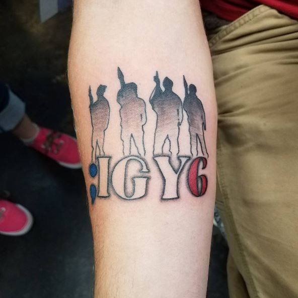 Soldiers and IGY6 Forearm Tattoo