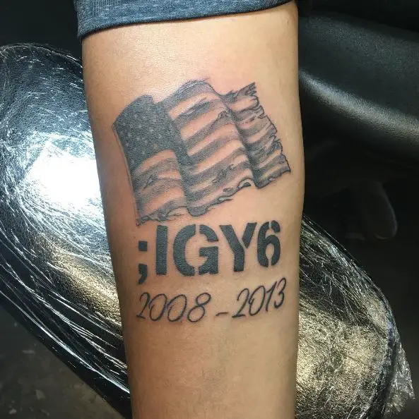 IGY6 with Years Arm Tattoo