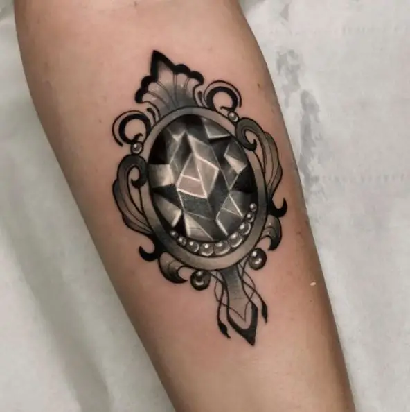Black Diamond Ornamental Tattoo