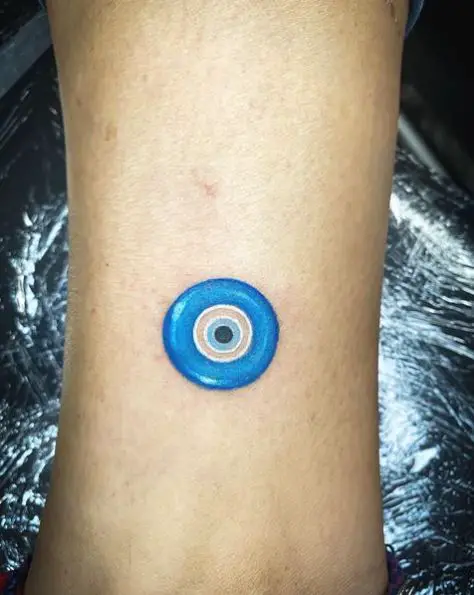 Blue Turkish Eye Tattoo