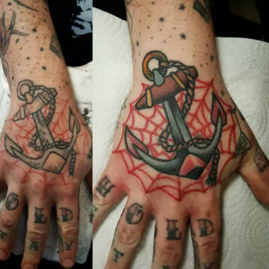 Colored Anchor Hand Piece