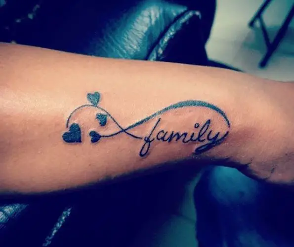 Family With Infinity Tattoo