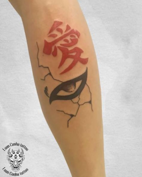 Sabaku No Gaara Forearm Tattoo